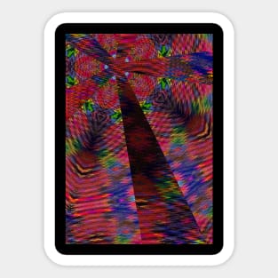 Abstract ethnic psychedelic pattern Sticker